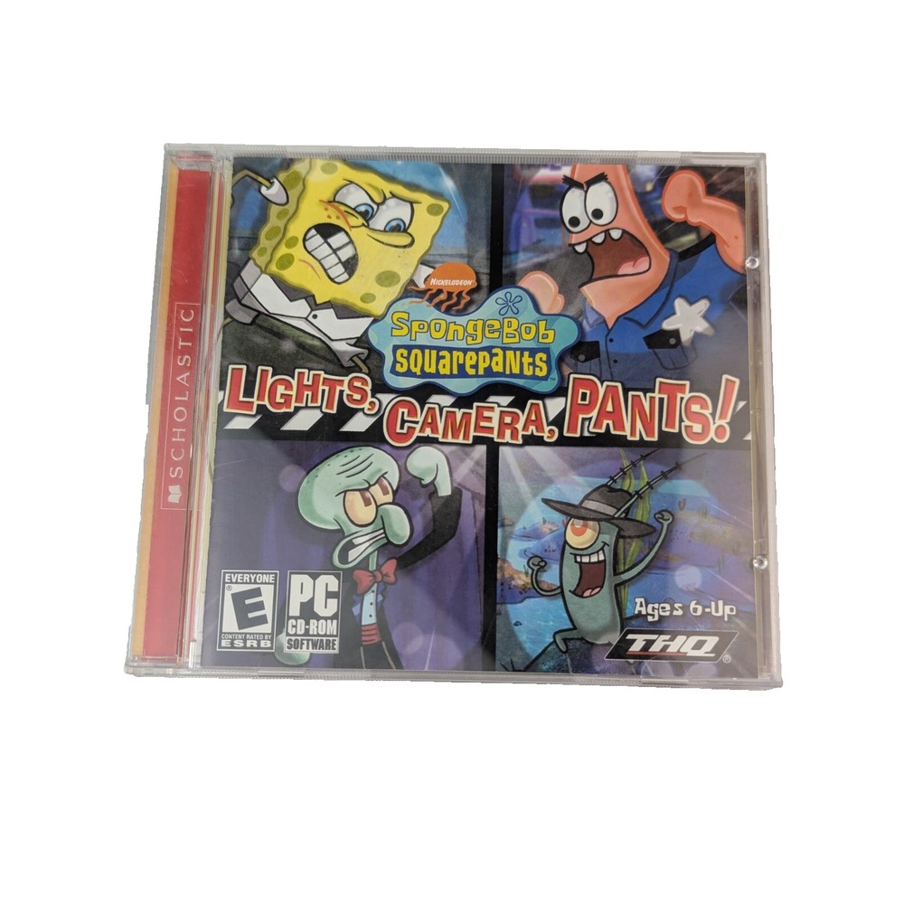 SpongeBob SquarePants Lights, Camera, Pants! (PC 2005) CD-ROM